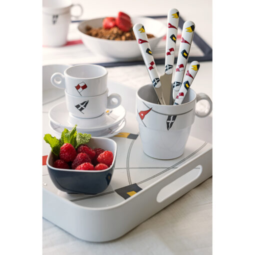 Marine Business Melamine Non-Slip Coffee Mug - REGATA - Set of 6 - Image 2