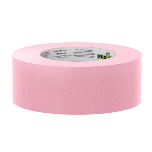 FrogTape CP 325 Medium-High Adhesion Masking Tape - 48MM x 55M x 6-Pack - Pink - Rated f/325°F - Image 2