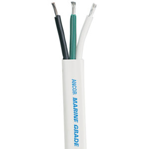 Ancor White Triplex Cable - 12/3 AWG - Flat - 250' 7 62568XL