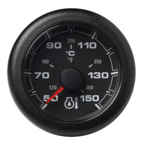 Veratron 52MM (2-1/16") OceanLink Engine Oil Temperature 150°C/300°F - Black Dial & Bezel 6 76343XL