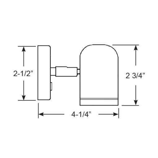 Scandvik LED Brass Reading Light - 10-30V - Image 2