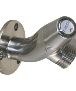 Scandvik Ceramic Angled Washdown Valve - SS Spigot