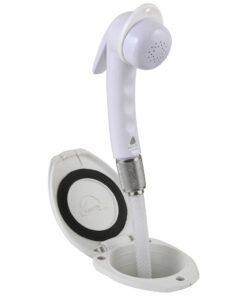 Scandvik Recessed Shower w/6' White Hose - Euro Trigger Sprayer