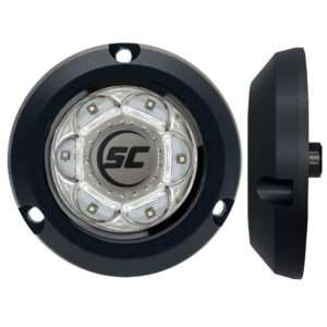 Shadow-Caster SC2 Series Polymer Composite Surface Mount Underwater Light - Great White 6 102610XL