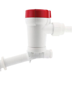Rule 500 GPH Livewell Pump Angled Thru-Hull Inlet