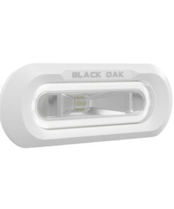Black Oak Low Pro™ Marine Spreader Light - Flush Mount - White Housing - White LED