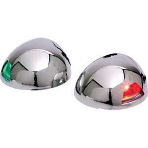 Sea-Dog LED Top Mount Side Lights - Stamped 304 Stainless Steel Housing/Investment Cast 316 Stainless Steel Base 6 108455XL