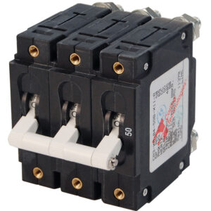 Blue Sea 7287 C-Series Triple Pole Circuit Breaker - 50A 7 20606XL
