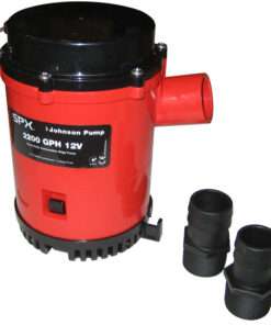 Johnson Pump 2200 GPH Bilge Pump 1-1/8" Hose 12V Threaded Port
