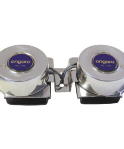 Schmitt Marine Ongaro All-Stainless Mini Compact Twin Horn - 12V