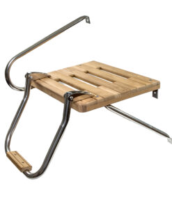 Whitecap Teak Swim Platform w/Ladder f/Outboard Motors