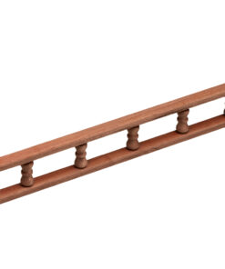 Whitecap Teak Standard Pin Rail - 5'