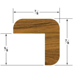 Whitecap Teak "L" Molding Small - 5' 6 50523XL