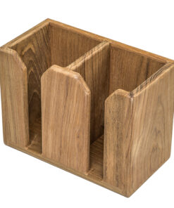 Whitecap Teak Two-Bottle Rack