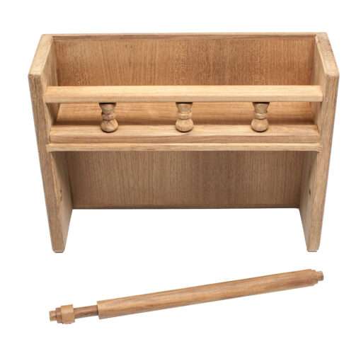 Whitecap Teak Paper Towel Holder w/Spice Rack - Image 2