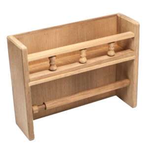 Whitecap Teak Paper Towel Holder w/Spice Rack 8 50716XL