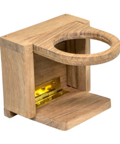 Whitecap Teak Folding Drink Holder