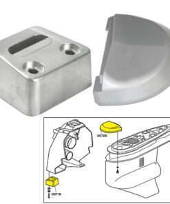 Tecnoseal Anode Kit w/Hardware - Volvo SX - Aluminum