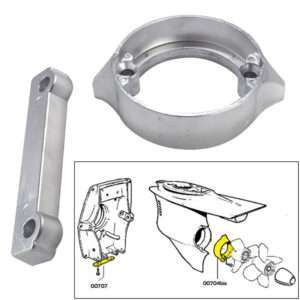 Tecnoseal Anode Kit w/Hardware - Volvo Duo-Prop 280 - Aluminum 6 52067XL