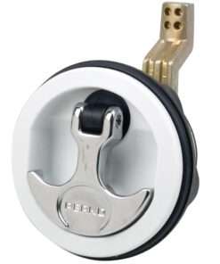 Perko Flush Latch - Surface Mount Offset Cam Bar - 2.5" Hole - White