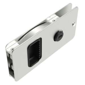 Southco Flush Sliding Door Latch - Square - Aluminum 6 67416XL