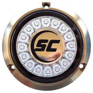Shadow-Caster Great White Single Color Underwater Light - 16 LEDs - Bronze 7 70115XL