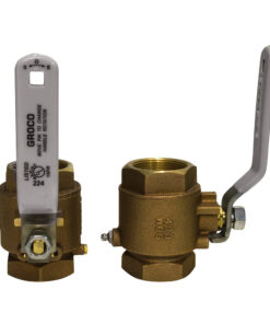 GROCO 1" NPT Bronze In-Line Ball Valve