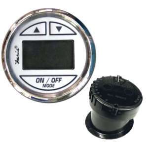 Faria Chesapeake White SS 2" Depth Sounder w/In-Hull Transducer 6 74541XL