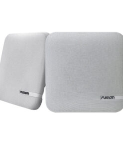 Fusion SM-F65CW SM Series 6.5" Shallow Mount Square Speakers - White Cloth Grill - 100W