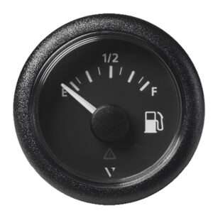 Veratron 52MM (2-1/16") ViewLine Fuel Level Gauge Empty/Full - 240-33.5 OHM - Black Dial & Round Bezel 6 83094XL