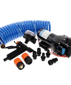 Jabsco HotShot HD4 Heavy Duty Washdown Pump w/25' HoseCoil - 12V - 4 GPM - 60 PSI