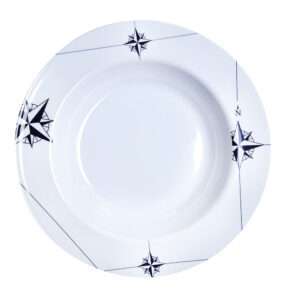 Marine Business Melamine Deep, Round Soup Plate - NORTHWIND - 8.8" Set of 6 8 89524XL