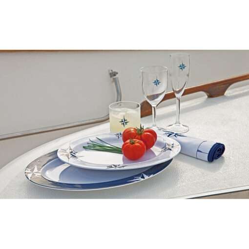 Marine Business Melamine Oval Serving Platters Set - NORTHWIND - Set of 2 - Image 2