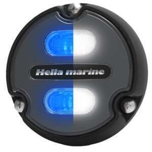 Hella Marine Apelo A1 Blue White Underwater Light - 1800 Lumens - Black Housing - Charcoal Lens 6 90161XL