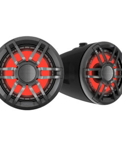 Fusion XS Series - 6.5" Marine Wake Tower Speakers w/RGB - Grey