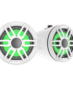 Fusion XS Series - 6.5" Marine Wake Tower Speakers w/RGB - White
