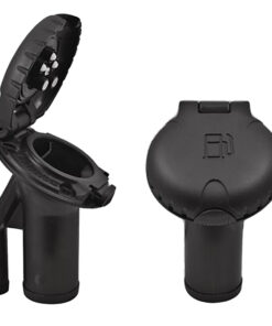 Attwood Deck Fill f/Pressure Relief Systems - Angled Body & Scalloped Black Plastic Cap