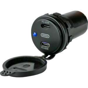 Sea-Dog Dual USB-C Power Socket 6 98462XL