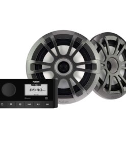 Fusion MS-RA60 & 6.5" EL Sports Speaker Kit - Grey Speakers