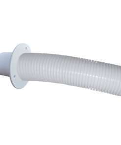 Trident Marine 10' White Stern Flex Hose w/Transom Flange