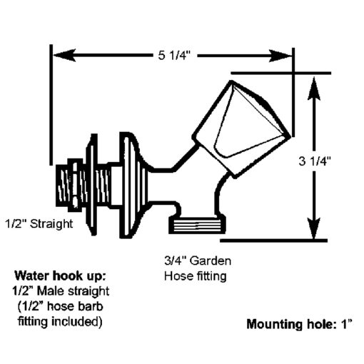 Scandvik SS Washdown Spigot - Image 2