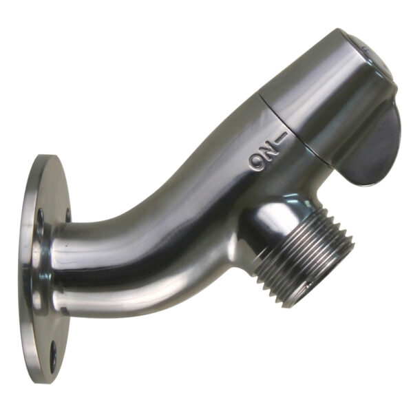 Scandvik Ceramic Angled Washdown Valve - SS Spigot - Image 2