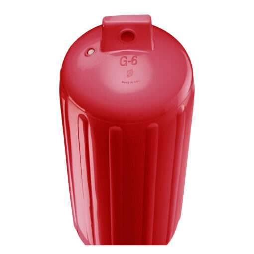 Polyform G-6 Twin Eye Fender 11" x 30" - Classic Red - Image 2