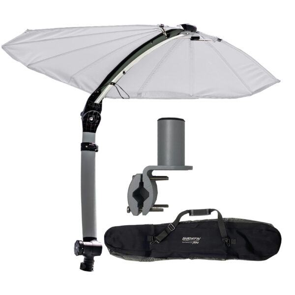 TACO ShadeFin Mini w/White Fabric - Bag & Square Rail Mount Kit