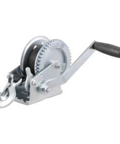 CURT Hand Crank 1400 lb. Winch w/20' Strap & 7-1/2" Handle