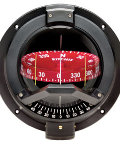 Ritchie BN-202 Navigator Compass - Bulkhead Mount - Black