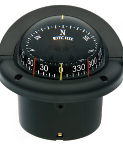 Ritchie HF-743 Helmsman Combidial Compass - Flush Mount - Black
