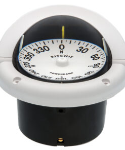 Ritchie HF-742W Helmsman Compass - Flush Mount - White
