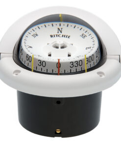 Ritchie HF-743W Helmsman Compass - Flush Mount - White