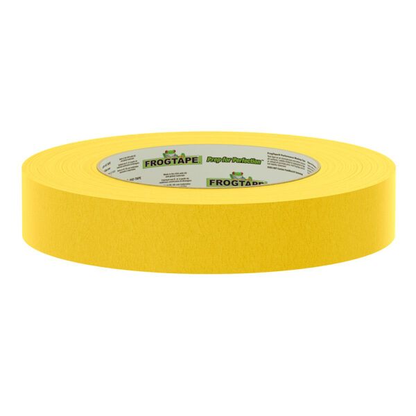 FrogTape CP 225 Medium-High Adhesion Masking Tape - 24MM x 55M x 12-Pack - Gold - Rated f/225°F - Image 2
